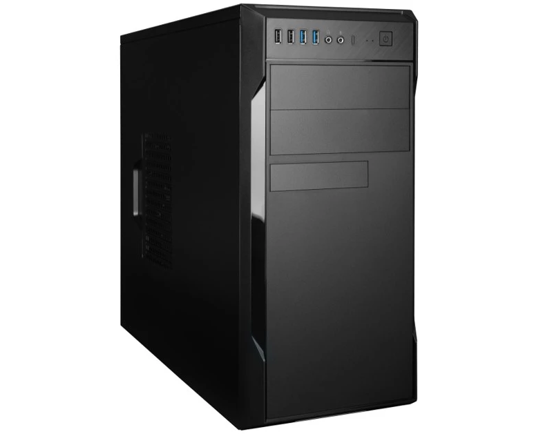 Корпус In Win EAR067 (6197169) Black Midi Tower U3*2+U2*2+A(HD)/COMBO ATX, m ATX (без блока питания)