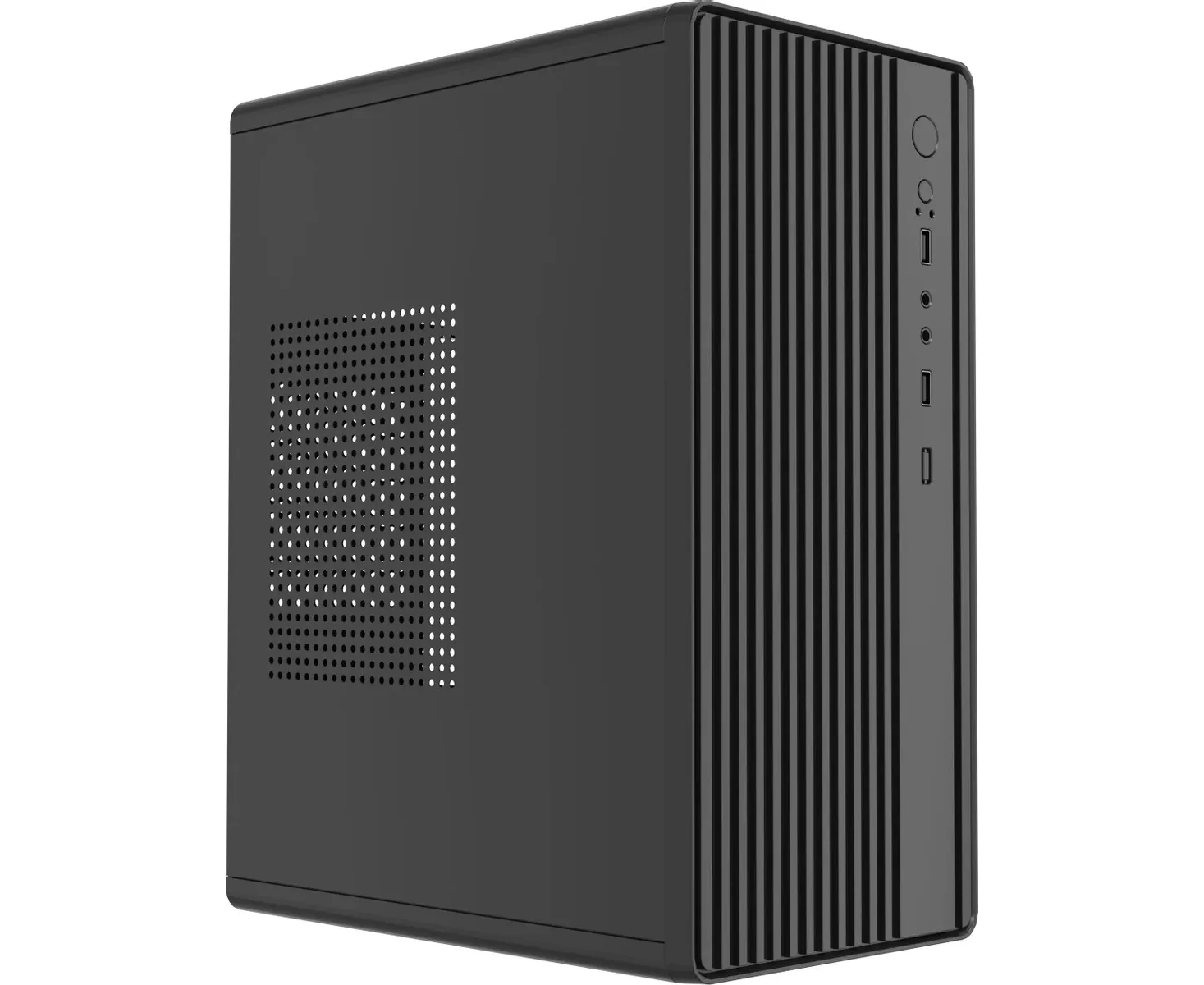 Корпус Accord ACC-M258-01 B черный без БП m ATX 4x120mm 2x USB2.0 audio
