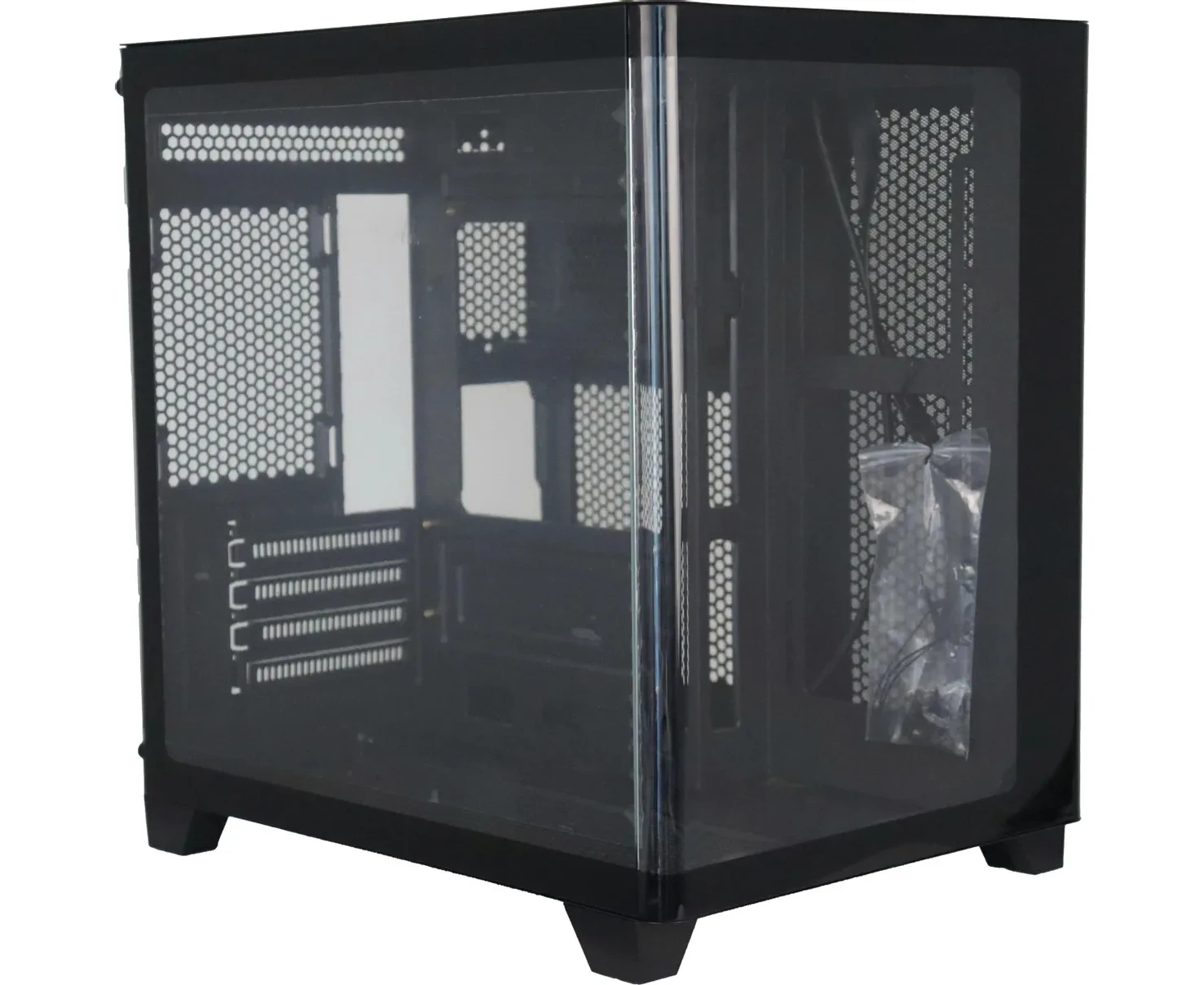 Корпус Accord ACC-R7 MB, Mini-Tower, без БП, m ATX, черный