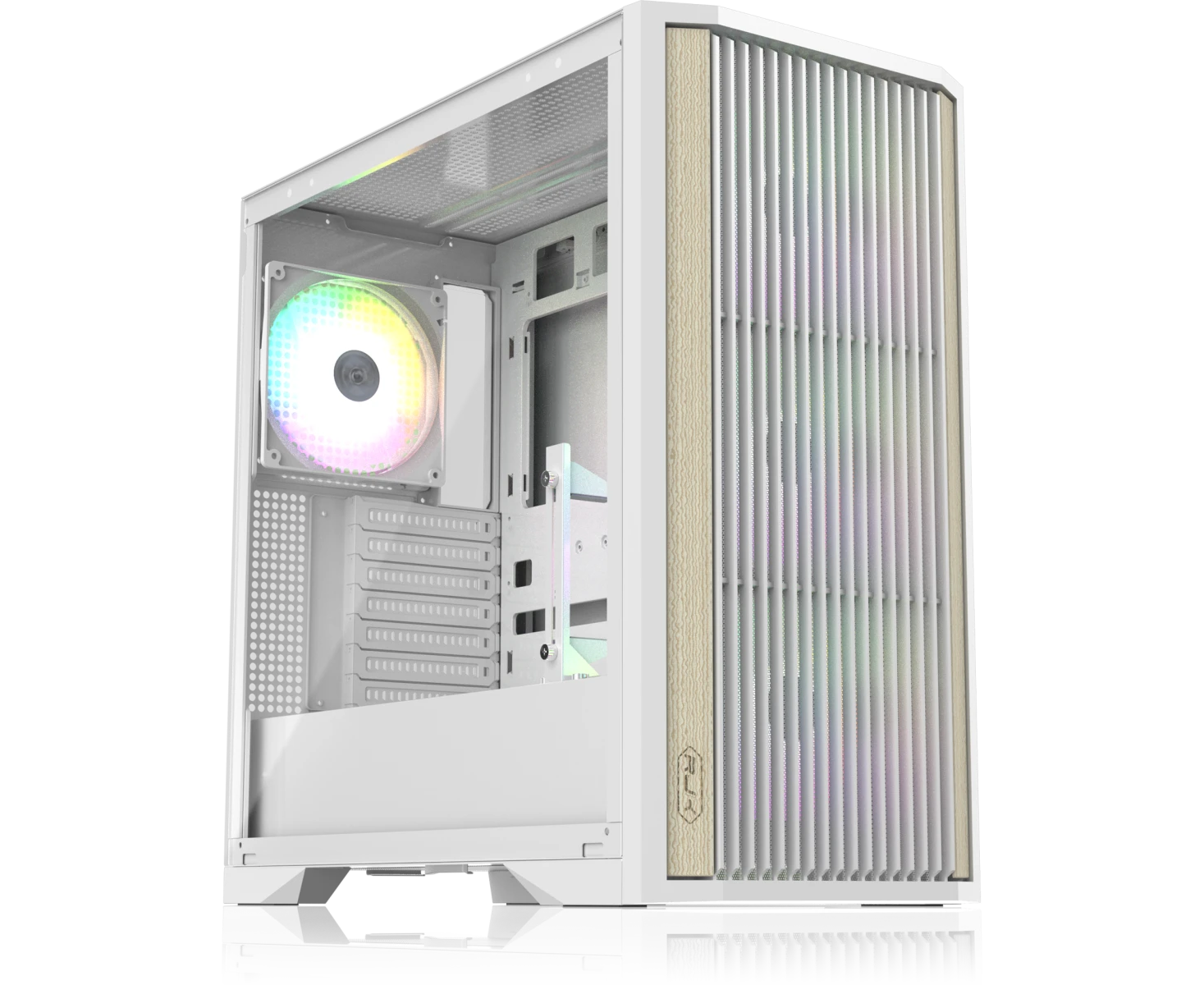 Корпус RAIJINTEK Agos Max-MS4, White (0 R20 B00262) без БП, Midi-Tower, TG, 4x140mm ARGB, 2x USB 3.0 + 1x USB Type-C, E-ATX, ATX, m ITX