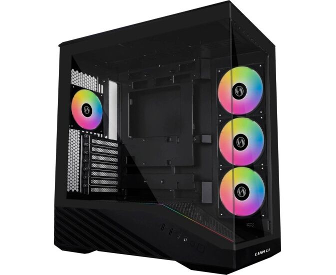 Корпус Lian Li V100 (G99.V100 RX.R1) / Black / Mid-Tower, TG / 4x 120mm ARGB fan