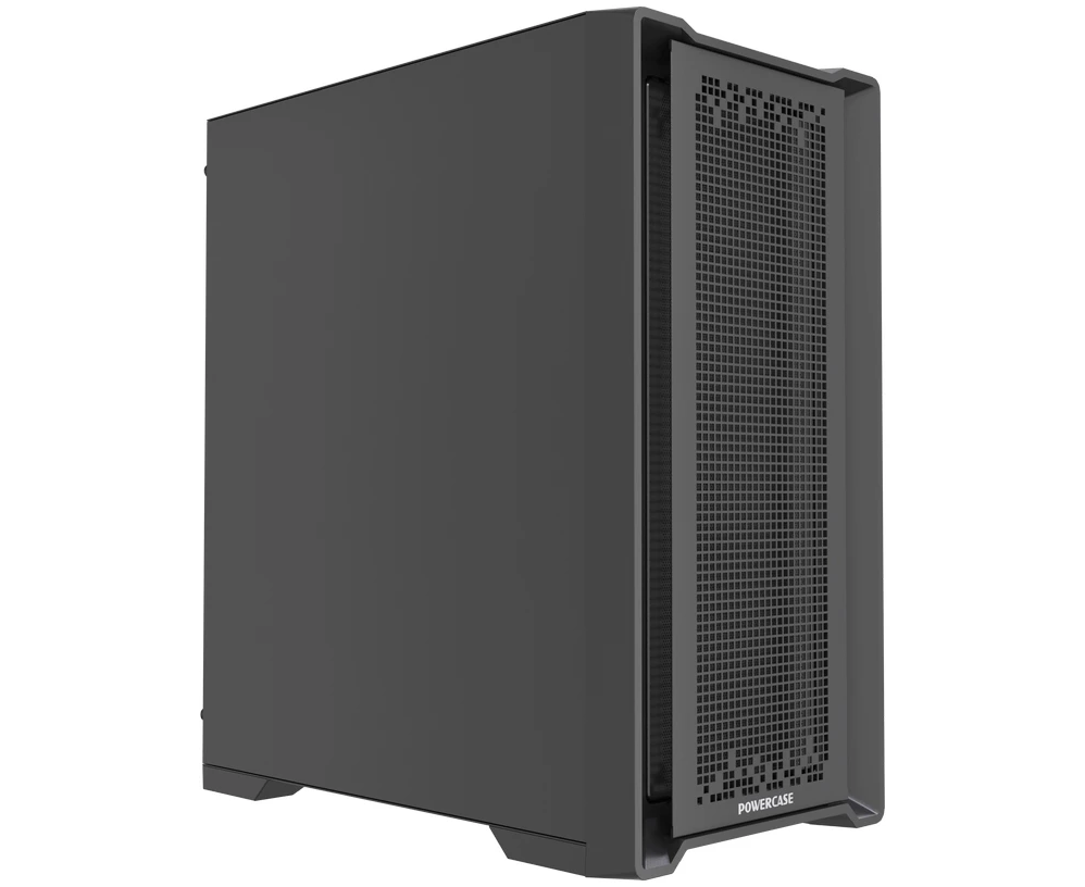 Корпус Powercase Byte Flow Micro CP (CAMBCP-F0), Black, Non Window, W/O fans, чёрный, m ATX