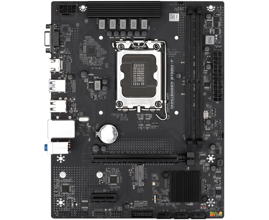 MB s1700 Maxsun MS-Challenger B760 M-F (6940709699638), 2*DDR4, 1*PCI Ex16, 1*PCI Ex1, 1*M.2, 4*USB3.2 Gen1, 6*USB2.0, 3*SATA3.0, 1 G, VGA, HDMI, M-ATX, RTL
