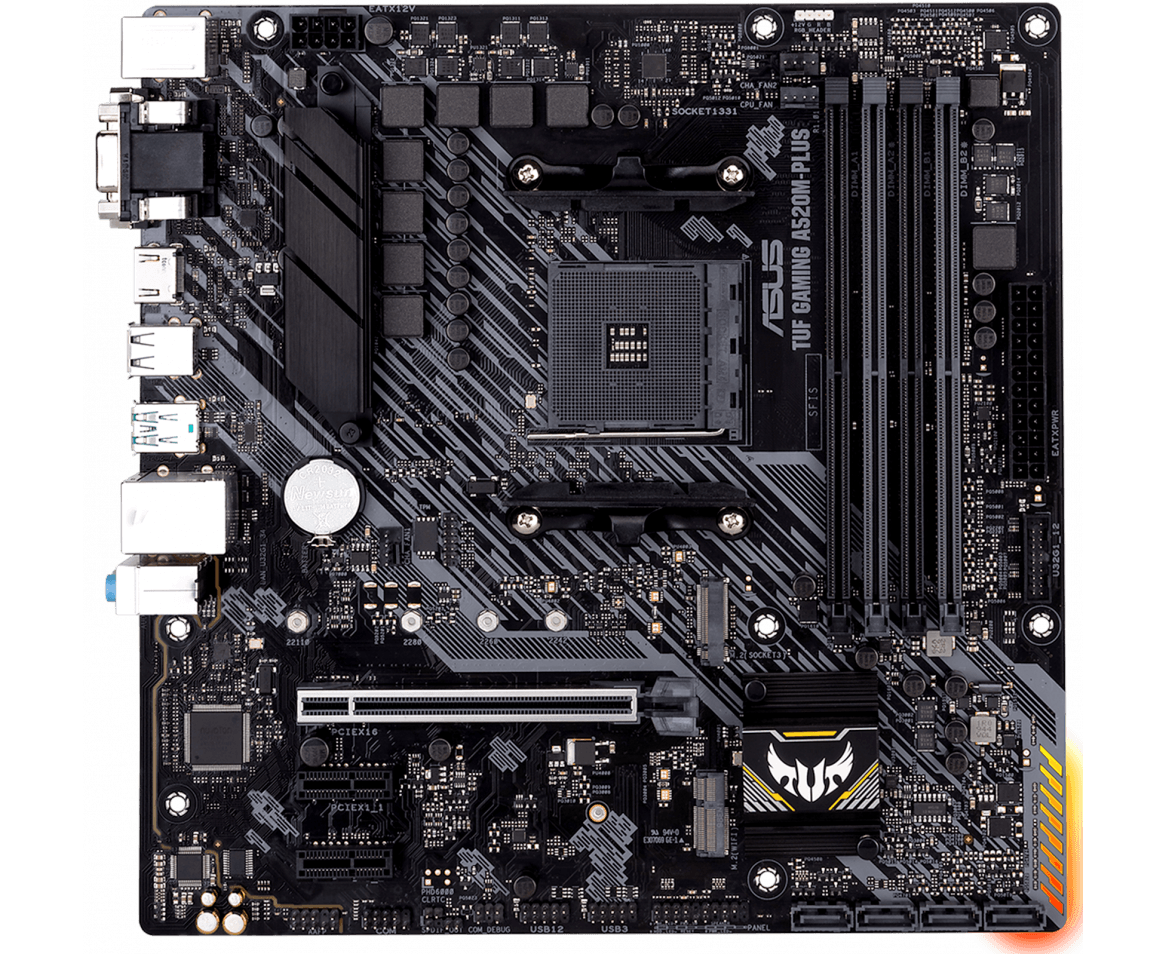 MB s AM4 ASUS TUF GAMING A520 M-PLUS WIFI m ATX 4х DDR4 1x PCI Ex16 2x PCI Ex1 M.2 DP HDMI VGA GLAN Wi-Fi 5 (90 MB17 F0-M0 EAY0)