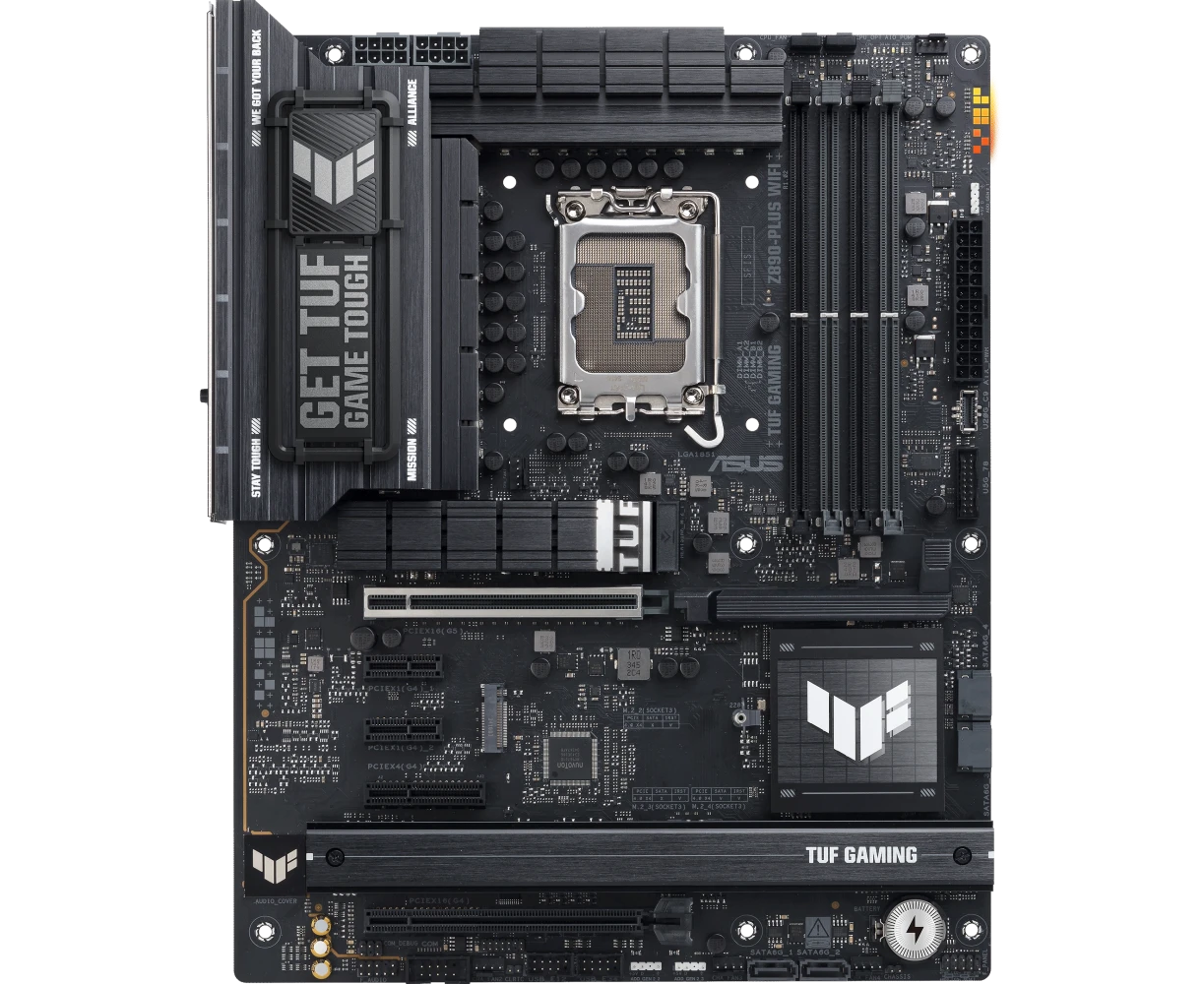 MB s1851 ASUS TUF GAMING Z890-PLUS WIFI ATX 4x DDR5 PCI Ex16 PCI Ex4 2x PCI Ex1 4x M.2 Thunderbolt USB-C DP HDMI 2.5 GLAN Wi-Fi 7 (90 MB1 IQ0-M0 EAY0)