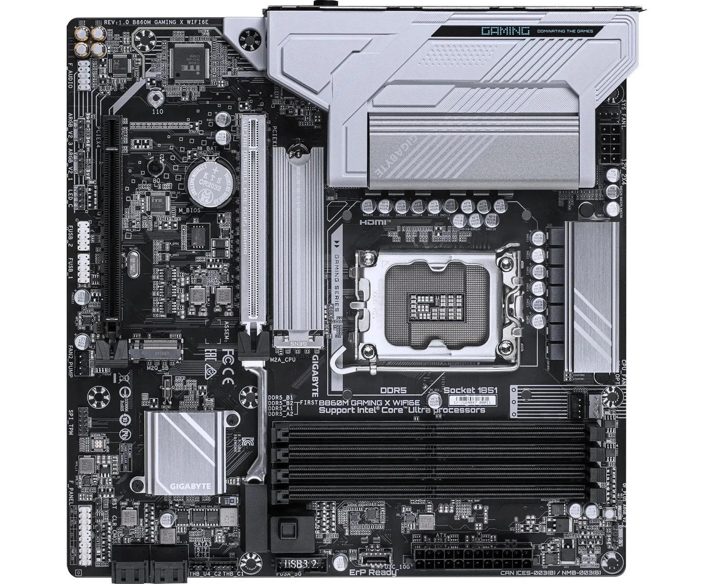 Материнская плата Gigabyte B860 M Gaming X Wifi6 E