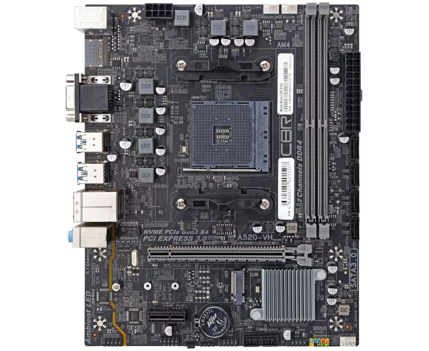 Материнская плата CBR A520 OEM (MB-ARA520-OEM)