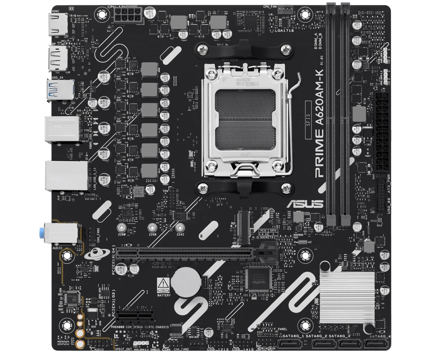 Материнская плата ASUS Prime A620 AM-K (90 MB1 GX0-M0 EAY0)