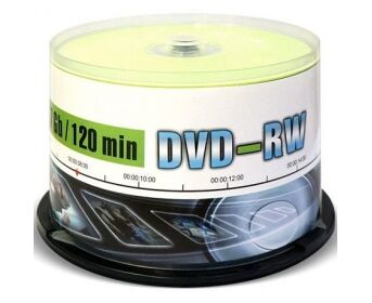 Диск DVD-RW Mirex 4.7 Gb, 4x, Cake Box (50)