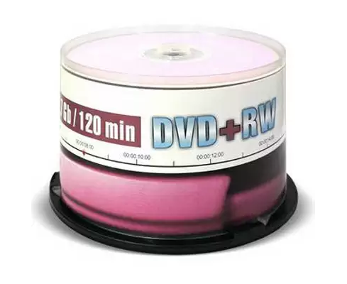 Диск DVD+RW Mirex (UL130022 A4 B) 4.7 Gb, 4x, Cake Box (50), (50/300)