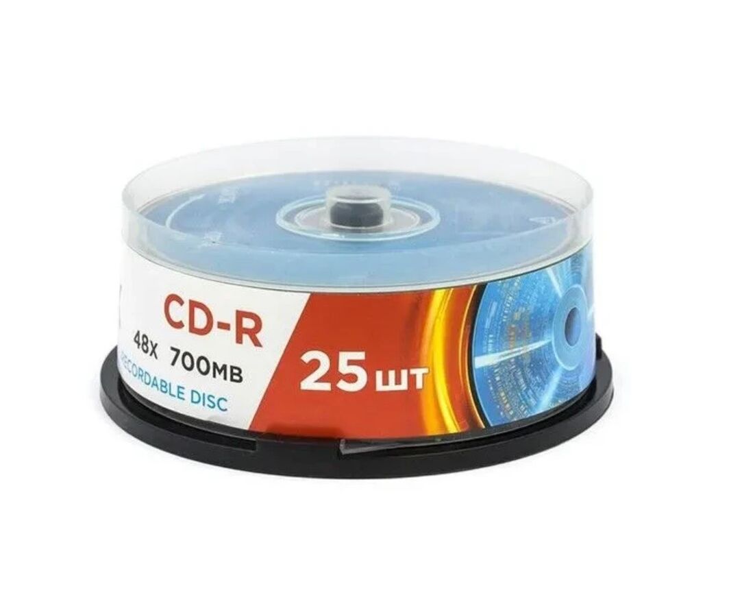 Диск CD-R Mirex 700 Mb, 48х (UL120051 A8 M), Cake Box (25), (25/300)