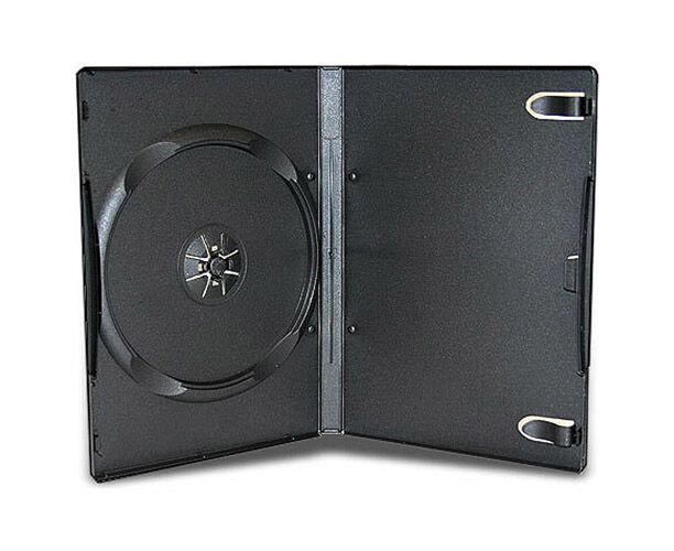 Бокс De Tech для CD/DVD одинарный 9мм черный