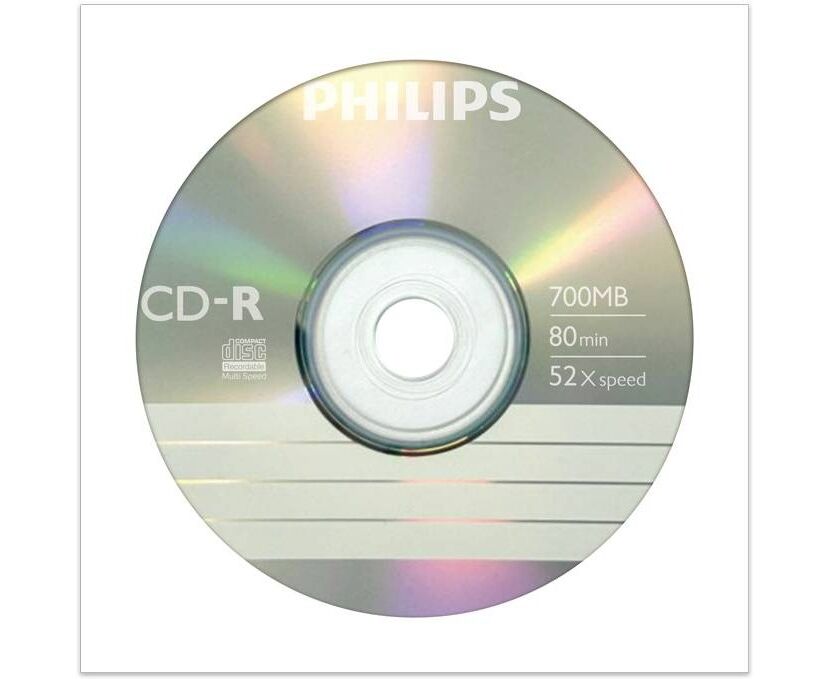 Диск CD-R Philips CR7 D5 PE01/97 700 Mb