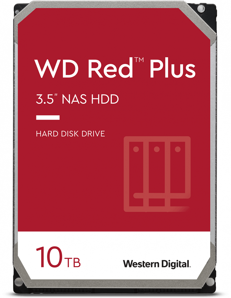 HDD WD Original SATA-III 10 Tb WD101 EFBX NAS Red Plus (7200rpm) 256 Mb 3.5"
