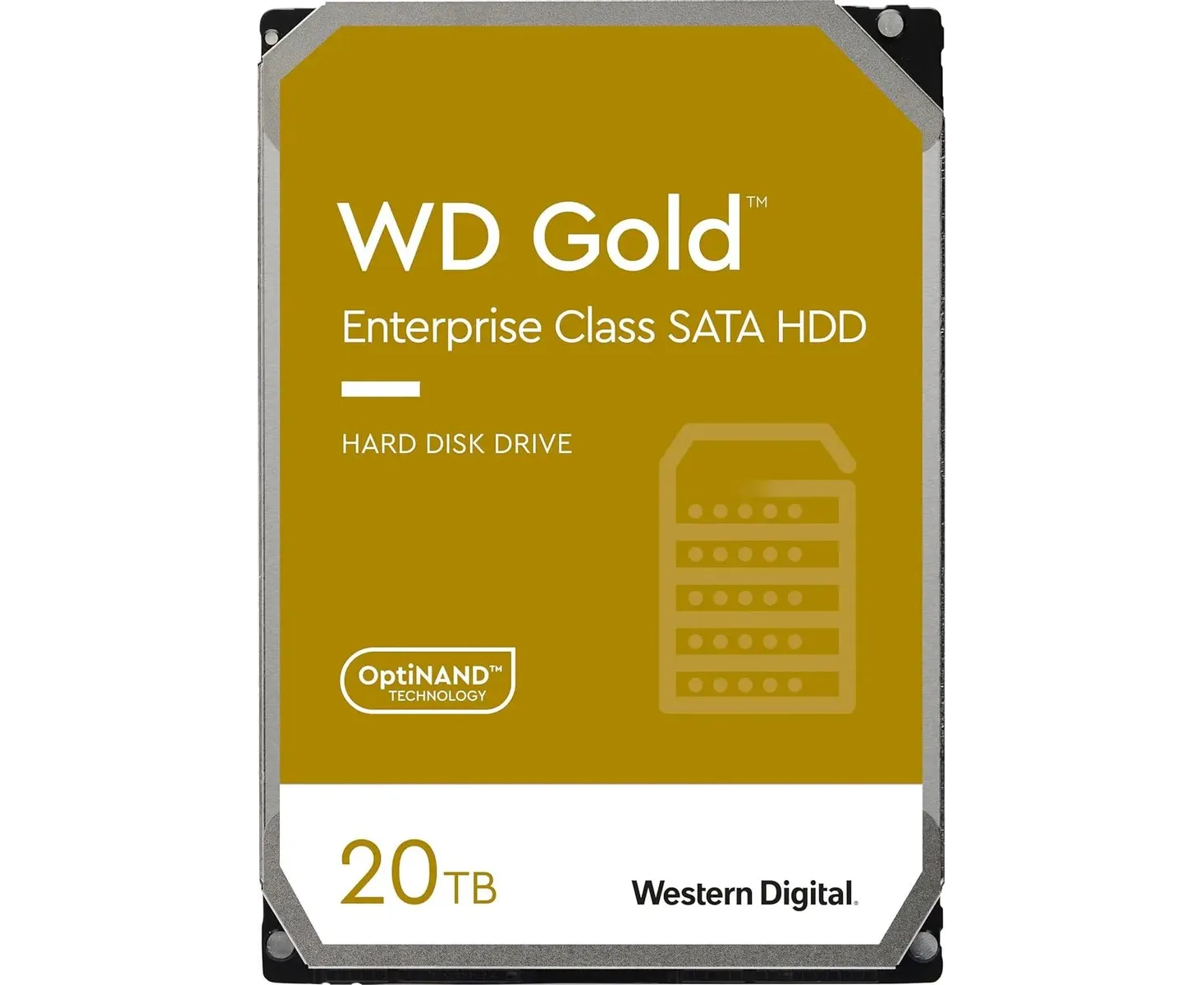HDD Western Digital WD202 KRYZ Gold 3.5" 20 TB SATA3, Cache 291 MB, 7200 rpm