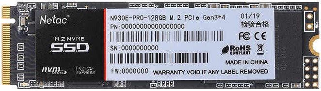 SSD NETAC 128 Gb SSD N930 E Pro (NT01 N930 E-128 G-E4 X)