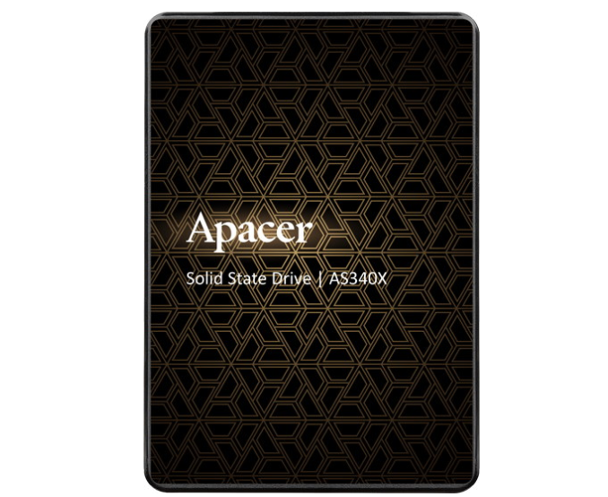 SSD 2.5" 480 GB SATA3 Apacer AS340 X (AP480 GAS340 XC-1) (550/520, IOPS 87/80 K, MTBF 1.5 M, 3 D TLC, 280 TBW, 0,53 DWPD, RTL)