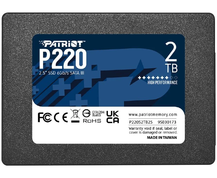 SSD Patriot P220 P220 S2 TB25 SATA III 2 Tb 2.5"