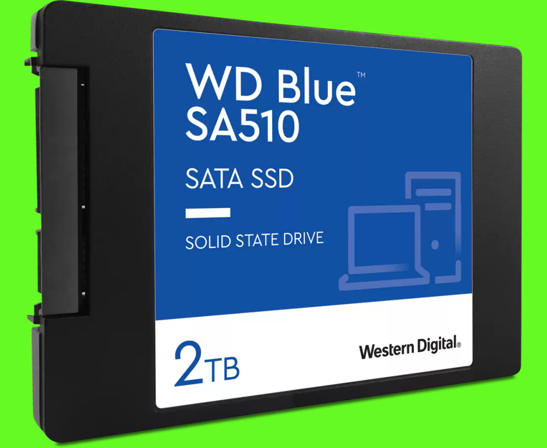 SSD WD Blue WDS200 T3 B0 A 2.0 TB, 2.5" 7mm, SATA3, R/W 560/530 MB/s, IO Ps 95 000/84 000, TBW 500, DWPD 0.1