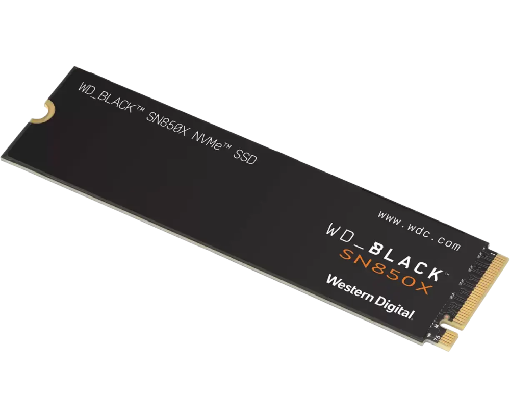 SSD WD SN850 X (WDS400 T2 X0 E) 4 TB, M.2 2280, NV Me, PC Ie 4.0x4, Black