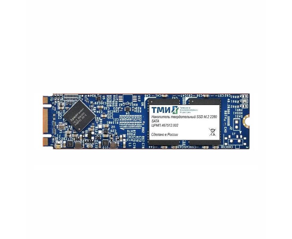 SSD ТМИ (ЦРМП.467512.002-02) M.2 2280 1 ТБ SATA3 6 Gbps, 3 D TLC, до R560/W520