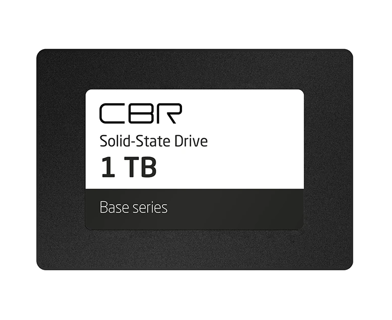 SSD CBR Base SSD-001 TB-2.5-BS24b, 1024 GB, 2.5, SATA III 6 Gbit/s, 3 D TLC NAND, R/W speed up to 550/500 MB/s, TBW