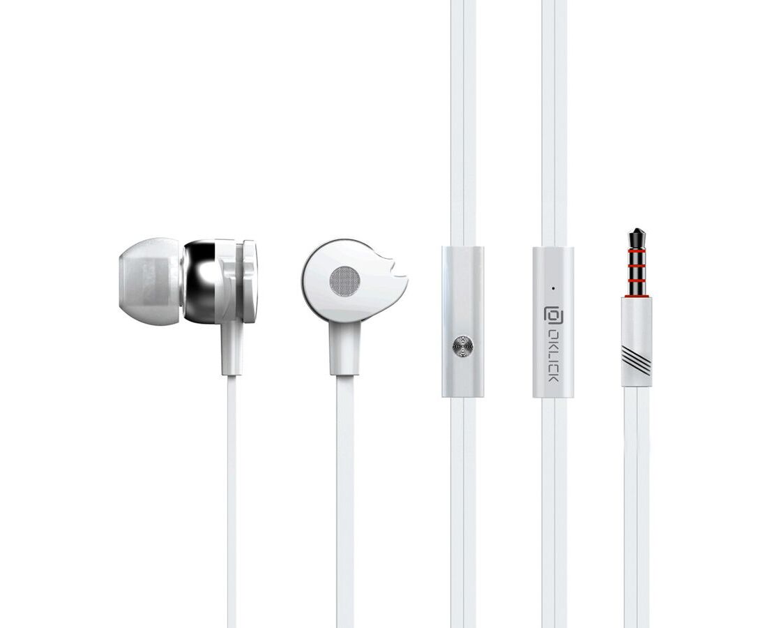 Наушники Oklick HS-S-210 1.2м белый