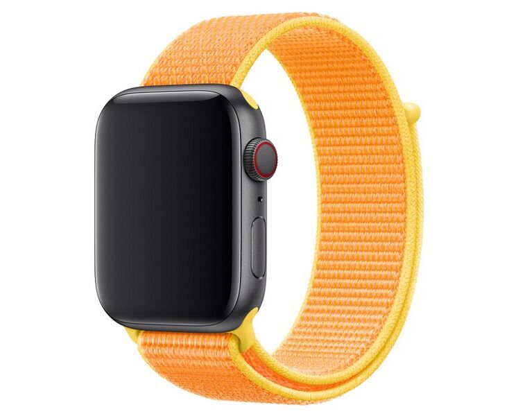 Ремешок Krutoff Nylon для Apple Watch 38/40mm (yellow) 11