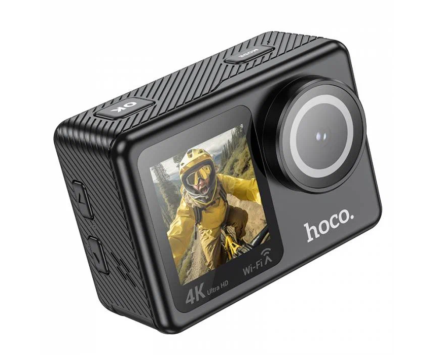 Спортивная камера HOCO DV102 4 K anti-shake sports camera (черный)