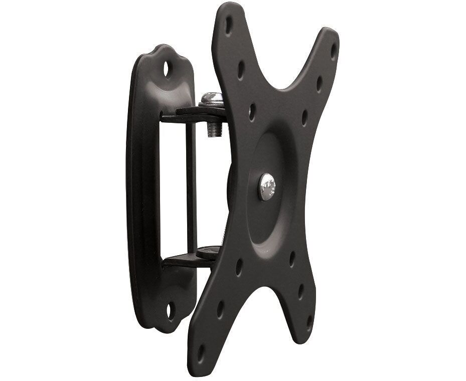 15"-32" Кронштейн Kromax GALACTIC-1 new Наклонно-поворотный Чёрный макс.20кг VESA 100x100 мм.