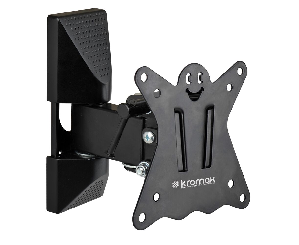 10"-26" Кронштейн Kromax CASPER-102 Наклонно-поворотный, черный, макс вес 25кг