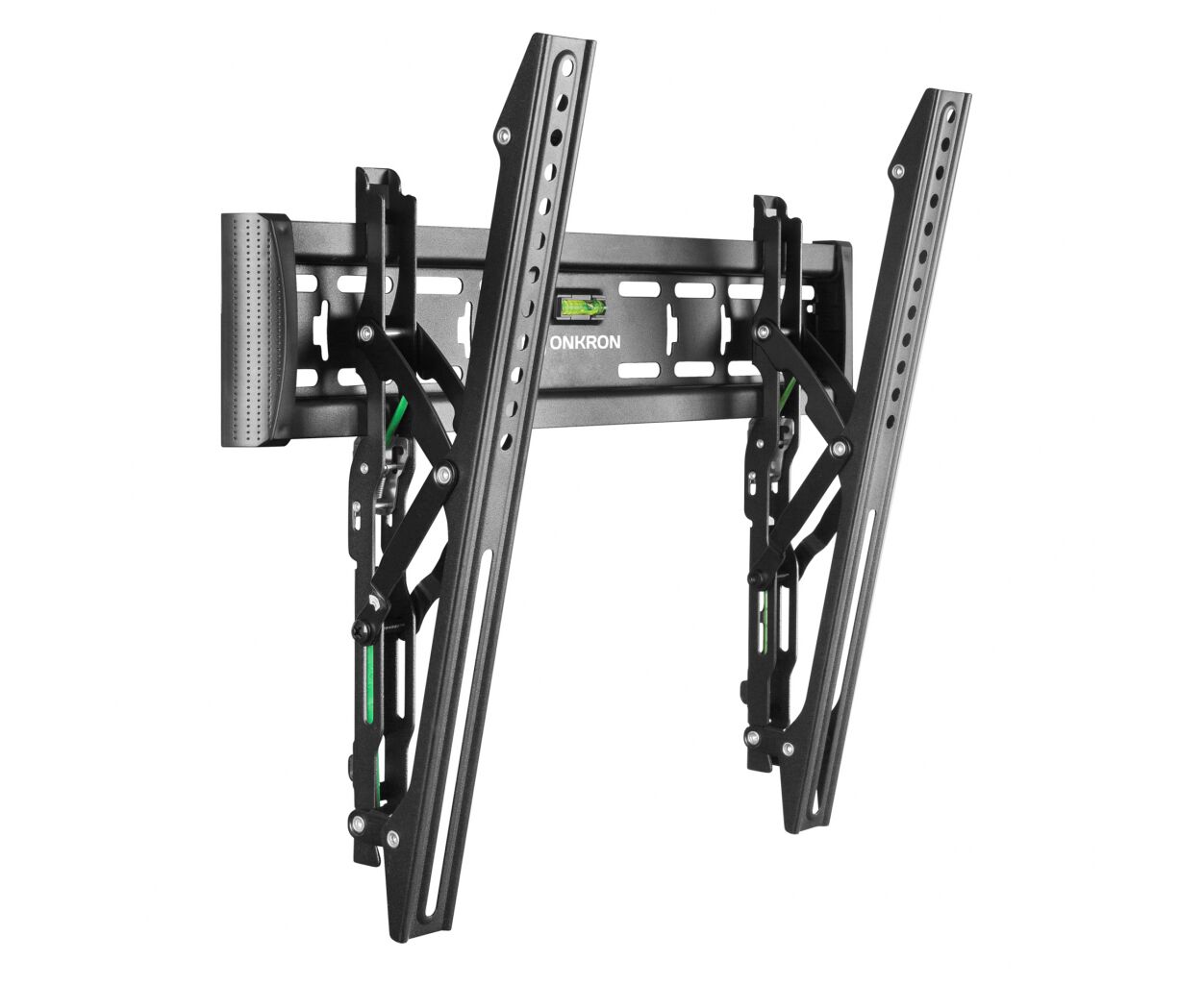 32"-55'' Кронштейн ONKRON TM5 Наклонный, черный, макс 400*400 наклон 12º от стены: 35-145мм, макс вес 36,4кг, встр уровень