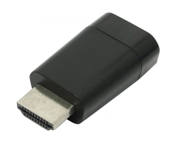 Конвертер HDMI-1.4a (папа) - D-SUB/VGA (мама), питание 5 V 1 A, 1920x1080@60 Hz, Cablexpert A-HDMI-VGA-001