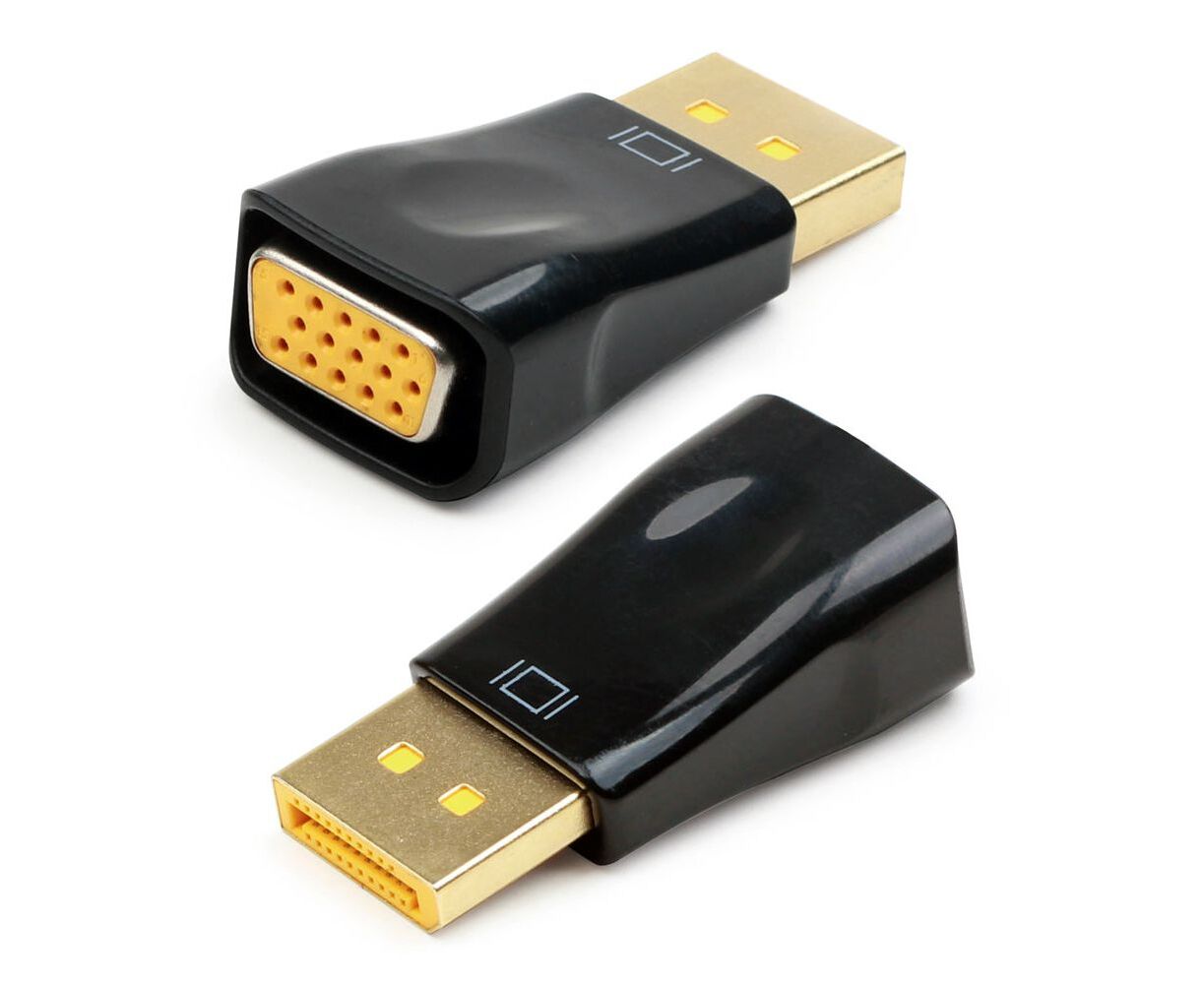 Конвертер DP-1.1a (папа) - D-SUB/VGA (мама), 1920x1200(1080)@60 Hz, Oem, Cablexpert A-DPM-VGAF-01
