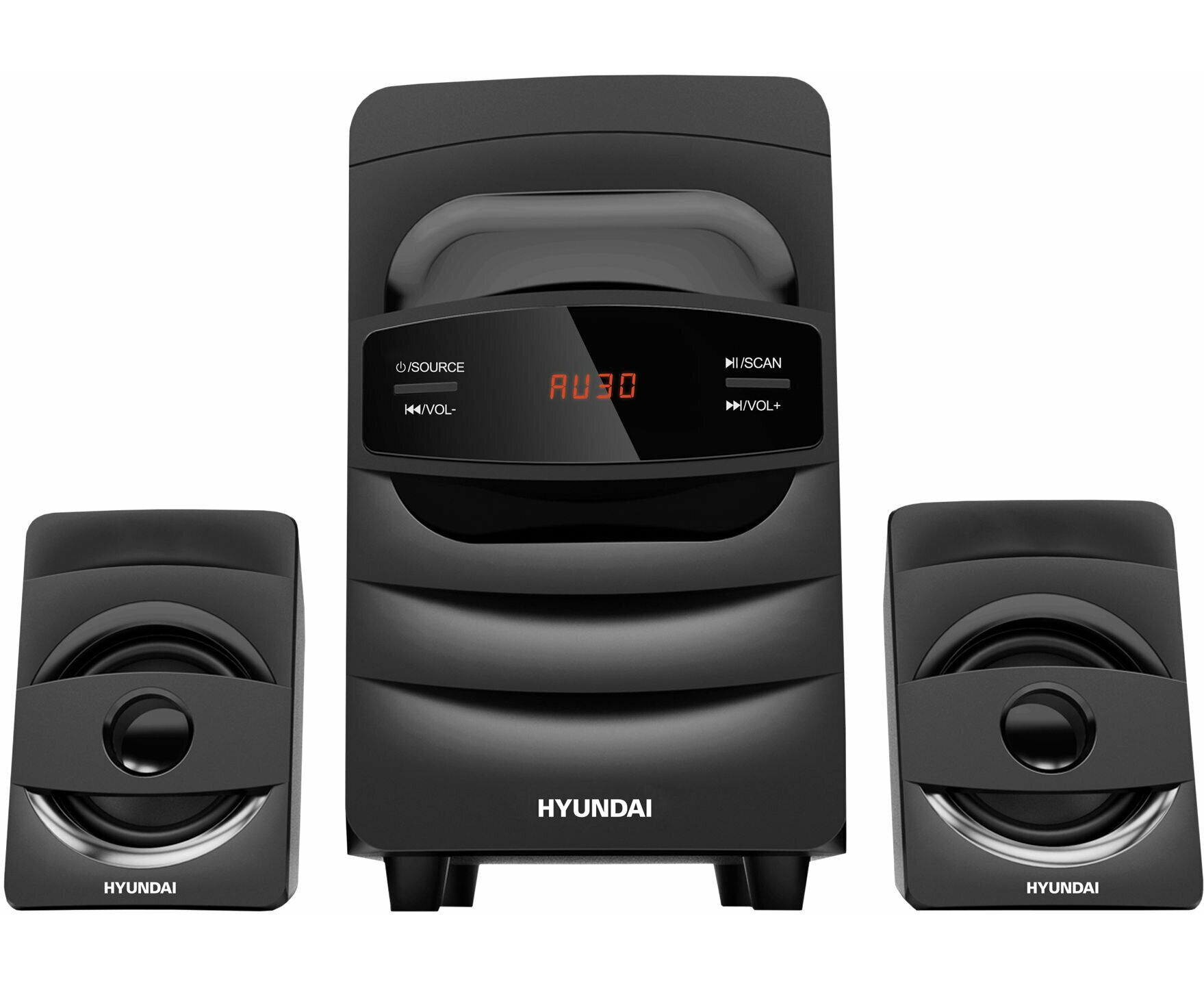 Микросистема Hyundai H-MS1404 черный