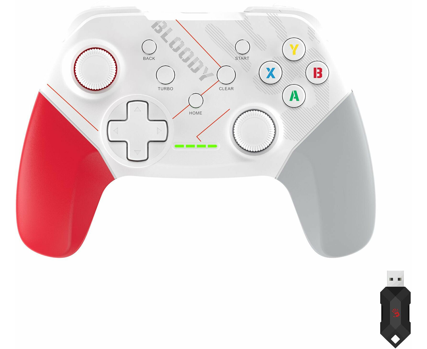 Геймпад A4 Tech GPW50 Sports белый USB Беспроводной виброотдача обратная связь (GPW50 SPORTS WHITE)