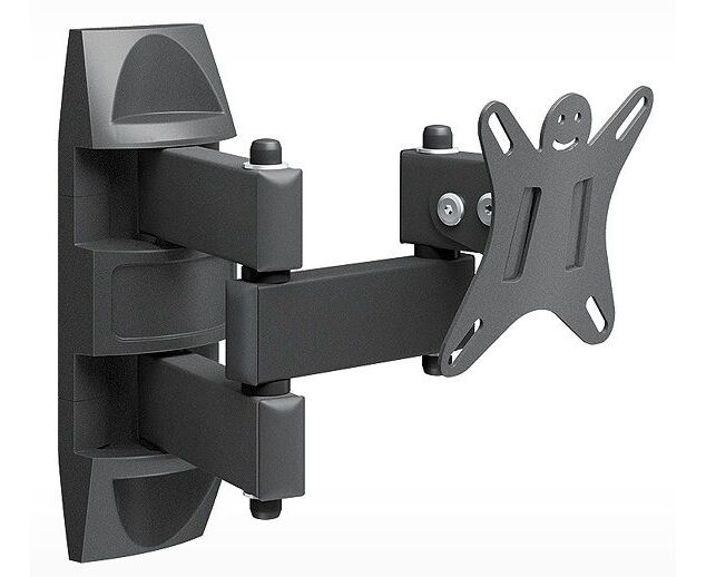 Кронштейн для телевизора Holder LCDS-5039 металлик 10"-26" до 25кг поворот и наклон
