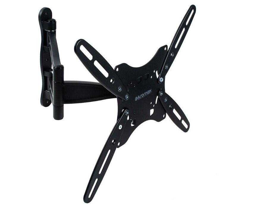 Кронштейн Kromax TECHNO-5 серый 15"-55" макс.35кг поворот и наклон