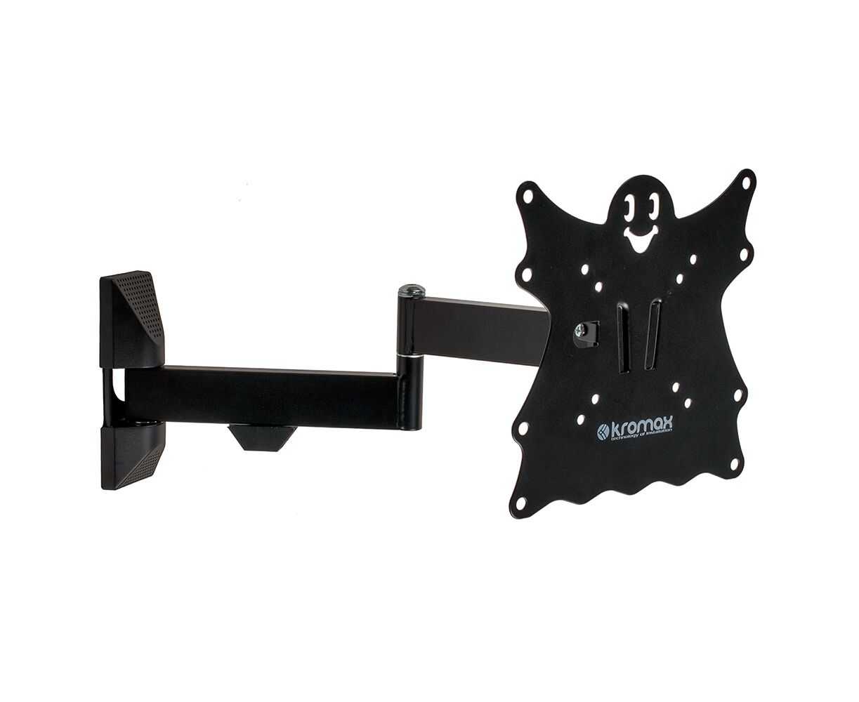 15"-40" Кронштейн Kromax Casper-204 черный макс.30кг настенный поворот и наклон Vesa 200x200
