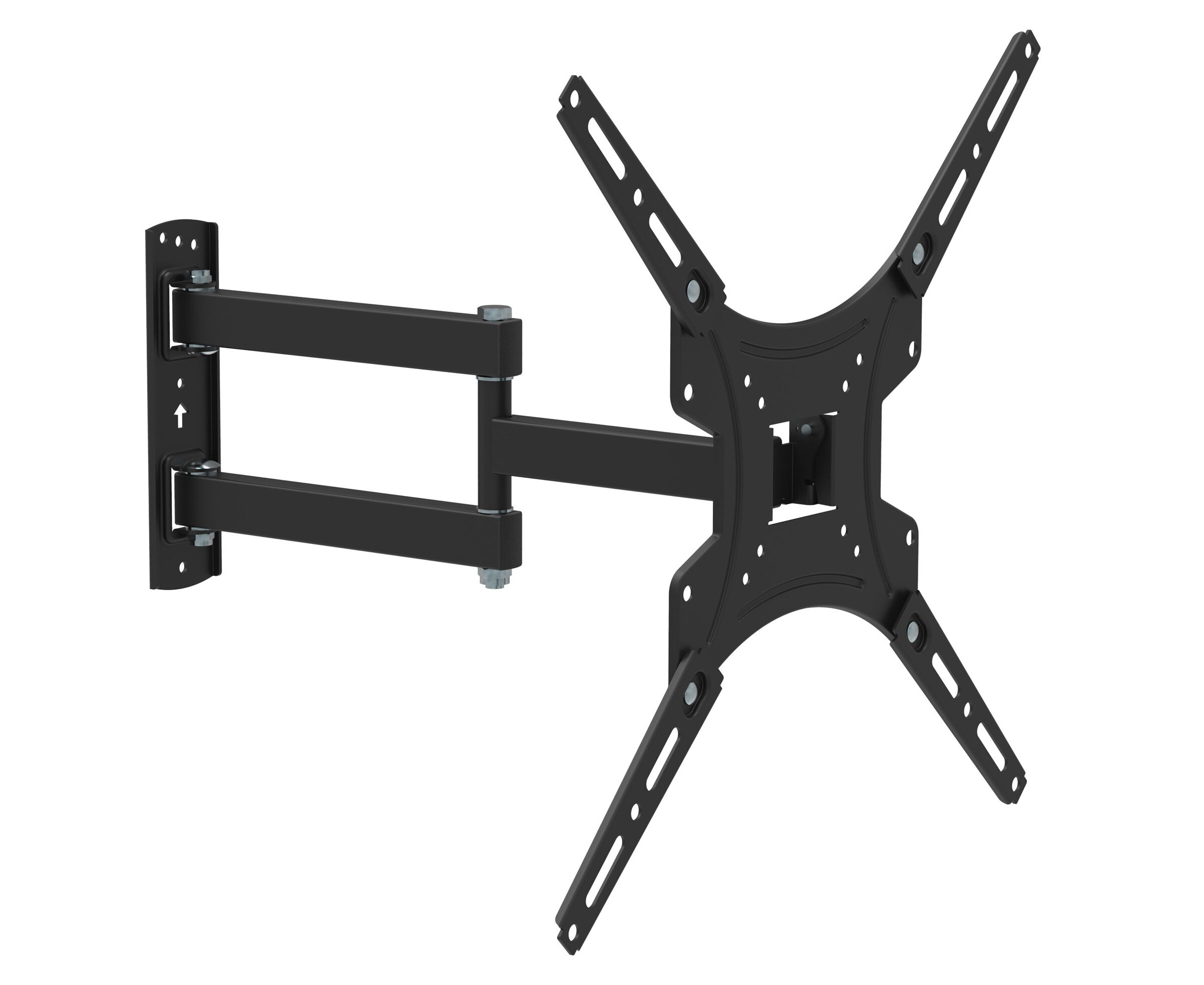 20"-65" Кронштейн Buro FL4 S черный макс.25кг настенный поворотно-выдвижной и наклонный