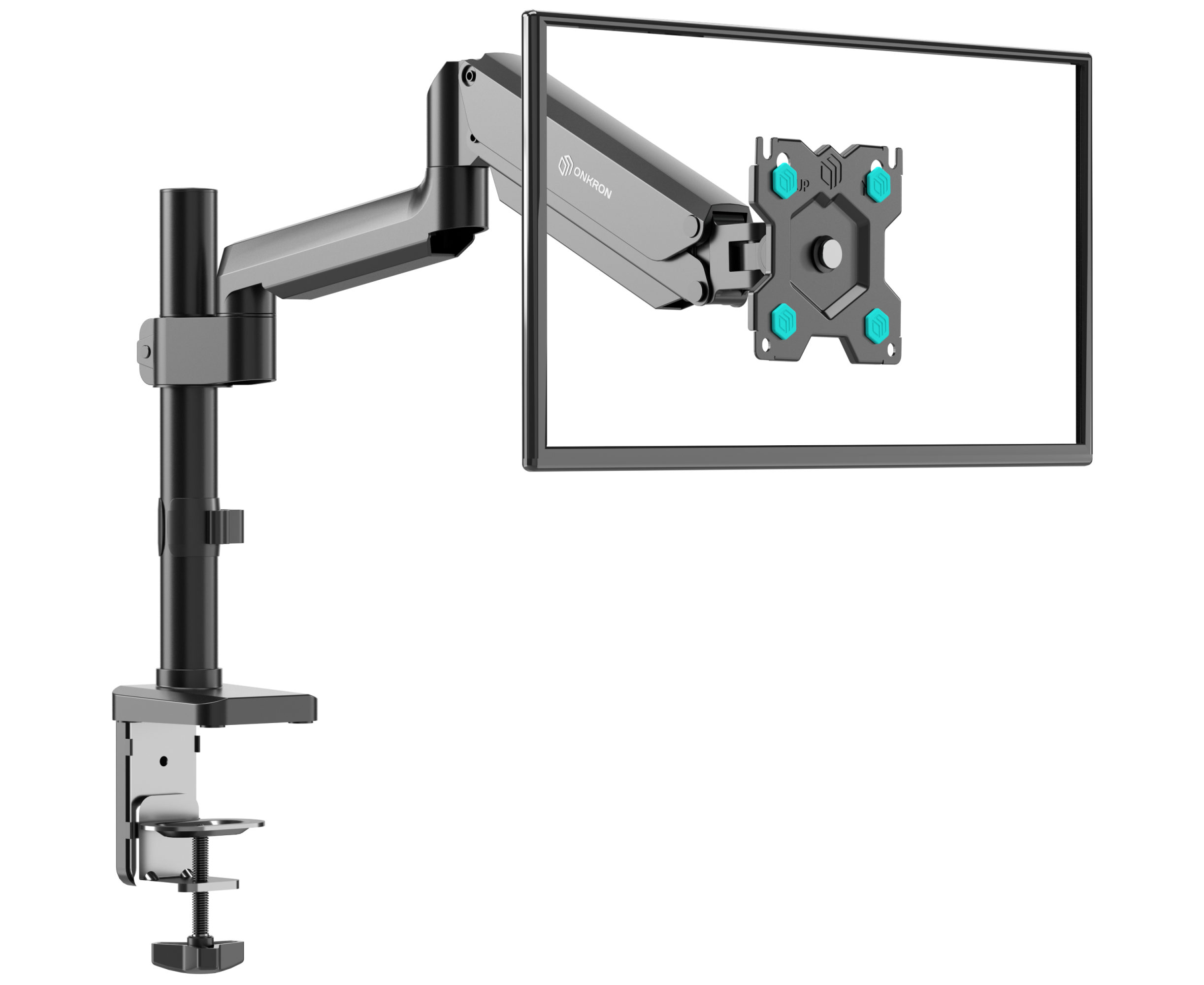 Кронштейн для монитора ONKRON G75 13"-34" настольный, чёрный