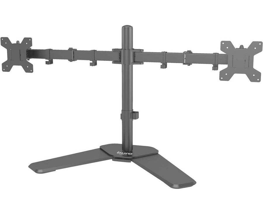 Кронштейн для мониторов ЖК Buro M042 черный 15"-32" макс.8кг крепление к столешнице поворот и наклон