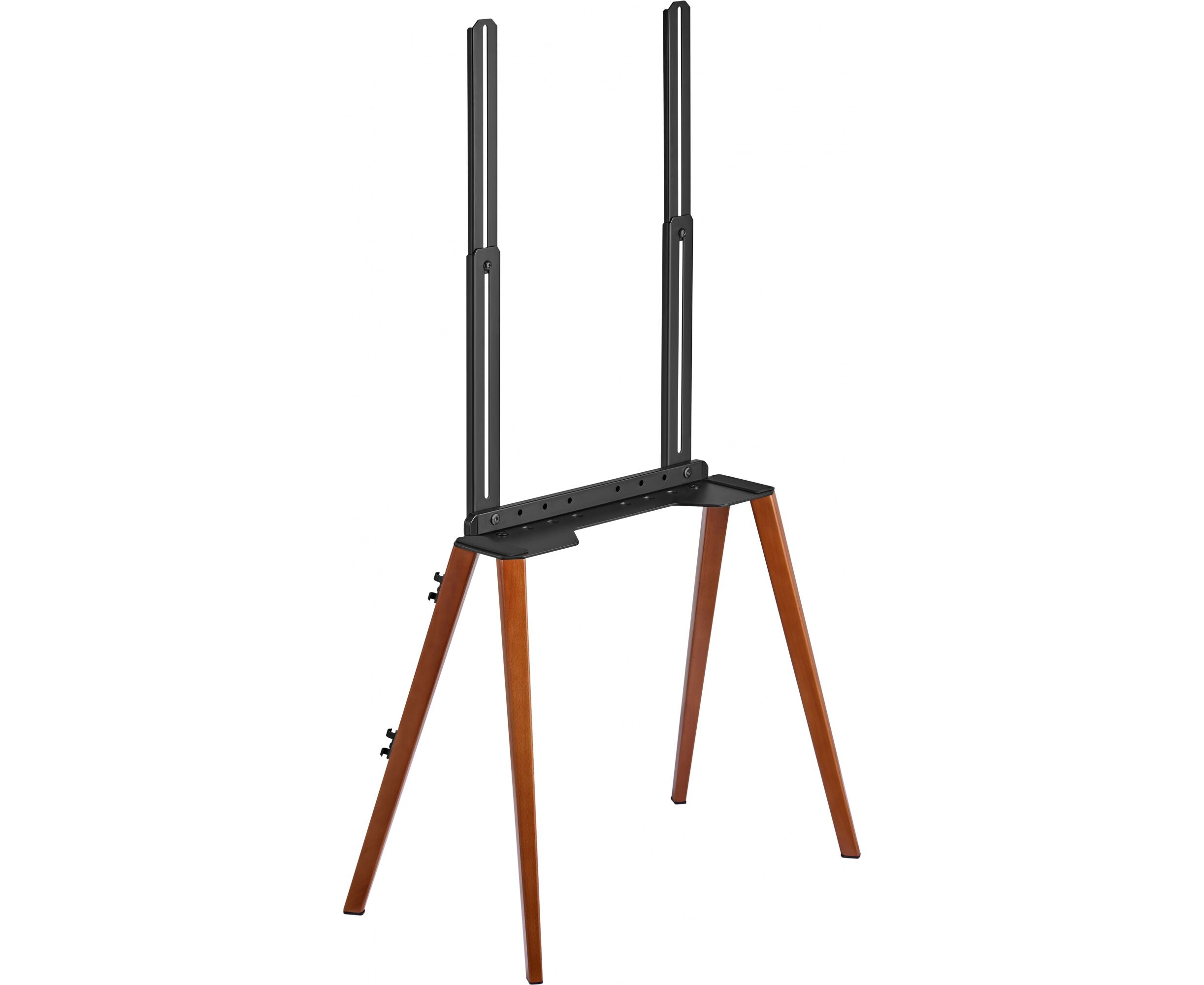 Подставка для телевизора Cactus CS-ST3644 BKWN черный/орех 43"-65" макс.40кг напольный