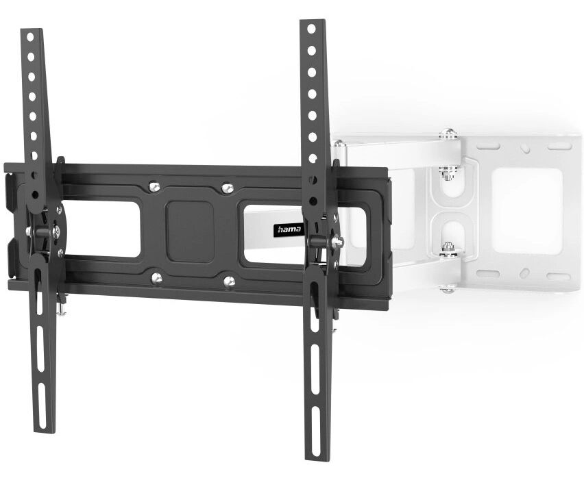 Кронштейн для телевизора Hama 00220856 черный 32"-65" макс.35кг настенный поворотно-выдвижной и наклонный