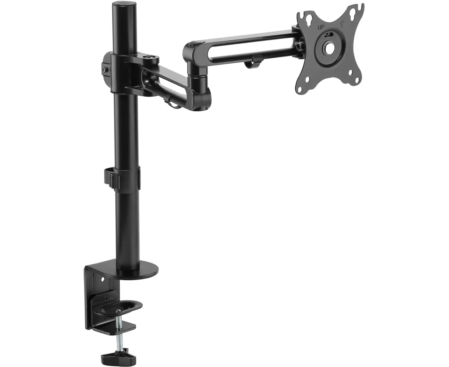 Кронштейн для мониторов Ultramounts UM 736 черный 17"-32" макс.8кг крепление к столешнице поворот и наклон