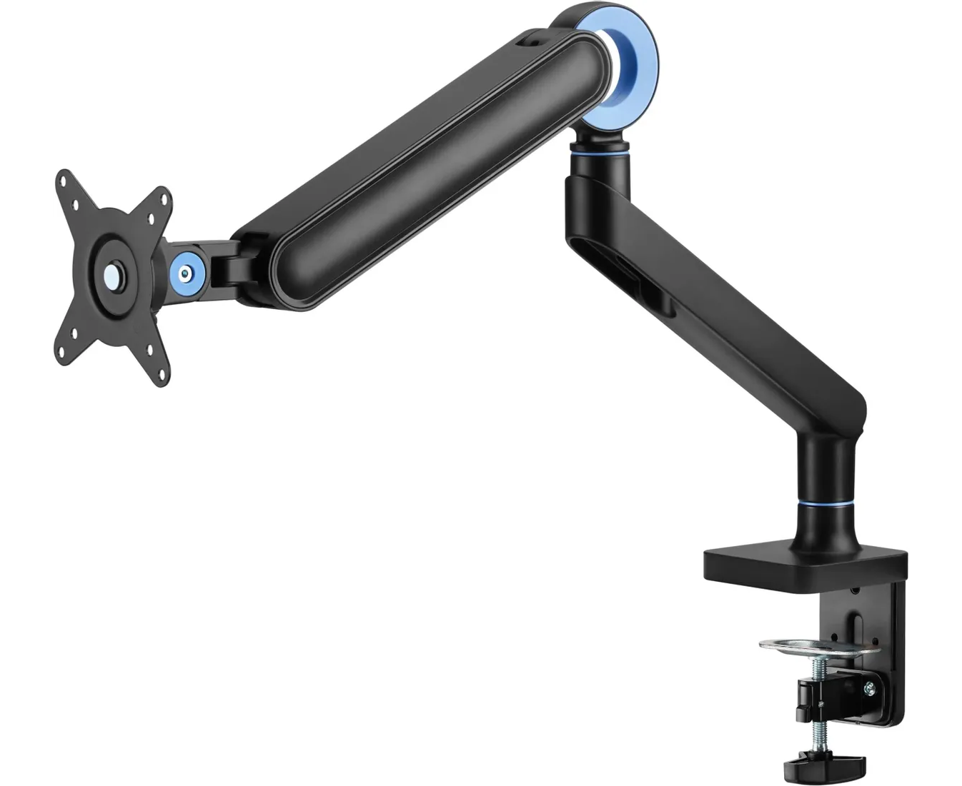 Кронштейн для мониторов Ultramounts UM719 B черный 17"-35" макс.10.5кг крепление к столешнице поворот и наклон