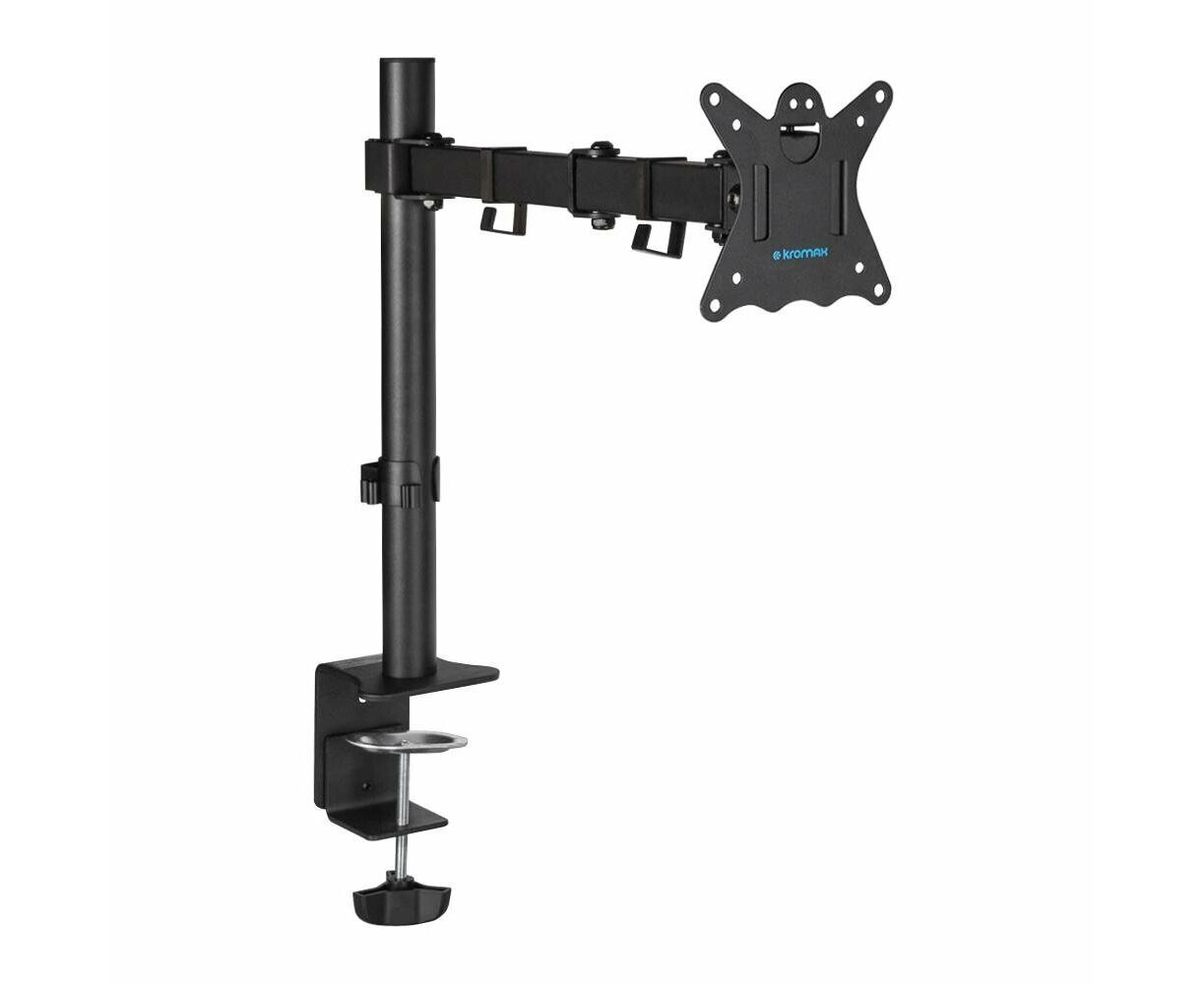 Кронштейн для мониторов Kromax CASPER-507 черный 10"-34" макс.10кг настольный поворот и наклон