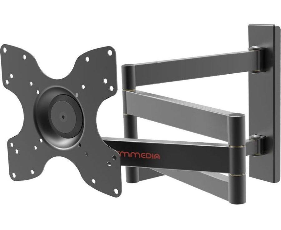 22"-55" Кронштейн Arm media LCD-900 black Наклонно-поворотный max 18 кг, 5 ст св., нак. ±20° пов. 180°, от ст. 94-990 мм., max VESA 400x400 мм.