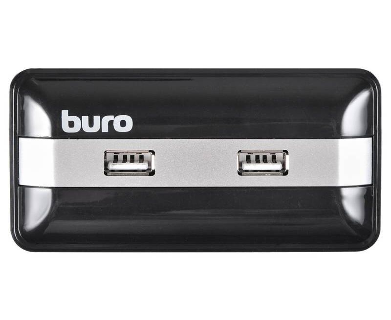 Разветвитель USB 2.0 Buro BU-HUB7-U2.0 7порт. черный