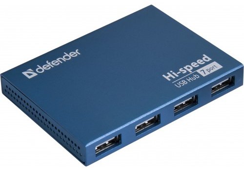 USB-HUB DEFENDER SEPTIMA Slim (83505) USB2 7 Port